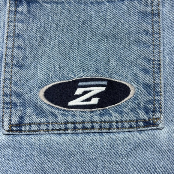 Zonz Jeans Mens 30 x 30 Baggy Wide Leg Vintage Y2K Light Wash Relaxed Streetwear - Picture 4 of 9